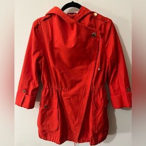 Red Guess Windbreaker